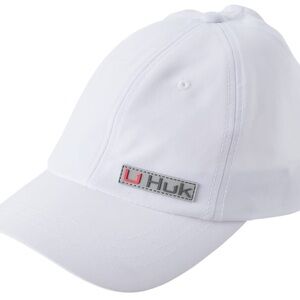 Huk Classic White Flexfit Hat